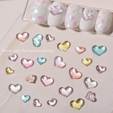 Load image into Gallery viewer, 30pcs 3D Love Rhinestone Nail Art Accessories Shiny Crystal Nail Art Decoration Manicure Accessories