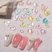 Load image into Gallery viewer, 30pcs 3D Love Rhinestone Nail Art Accessories Shiny Crystal Nail Art Decoration Manicure Accessories