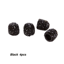 Load image into Gallery viewer, 4PCs Car Tire Valve Caps Diamond Styling Bling Dust-proof Wheel Valve Cover Vehicle Shining Car Charms Decor Auto Accessories