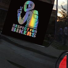 Load image into Gallery viewer, 1Pc Respect Biker Sticker For On Car Motorcycle Vinyl 3D Stickers Motorcycle Vinyl 3D Stickers And Decals 15x11CM