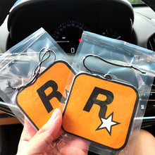 Load image into Gallery viewer, Car Fragrance R Star Car Long-lasting Aromatherapy Fragrance Piece Net Trend Yellow Pendant Decoration Car Deodorization