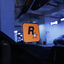 Load image into Gallery viewer, Car Fragrance R Star Car Long-lasting Aromatherapy Fragrance Piece Net Trend Yellow Pendant Decoration Car Deodorization