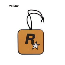 Load image into Gallery viewer, Car Fragrance R Star Car Long-lasting Aromatherapy Fragrance Piece Net Trend Yellow Pendant Decoration Car Deodorization