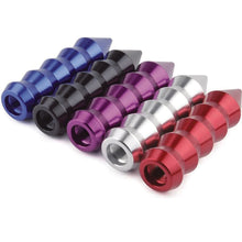 Load image into Gallery viewer, 5.7inch 14.6cm Gear Shift Knob Pointed End Cone Manual Transmission Aluminum Shifter Lever Knob Gear Bamboo Style