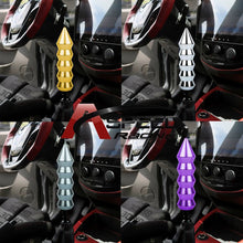 Load image into Gallery viewer, 5.7inch 14.6cm Gear Shift Knob Pointed End Cone Manual Transmission Aluminum Shifter Lever Knob Gear Bamboo Style