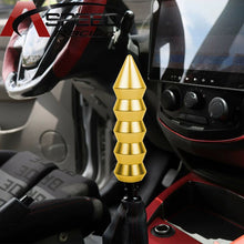 Load image into Gallery viewer, 5.7inch 14.6cm Gear Shift Knob Pointed End Cone Manual Transmission Aluminum Shifter Lever Knob Gear Bamboo Style
