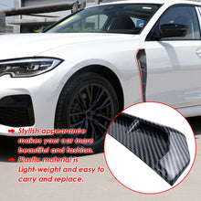 Load image into Gallery viewer, 1Pair Car Side Fender Side Air Vent Cover Trim Modified Carbon Fiber Fen der Side Gills Universal Air Vent Decorative Stickers