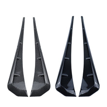 Load image into Gallery viewer, 1Pair Car Side Fender Side Air Vent Cover Trim Modified Carbon Fiber Fen der Side Gills Universal Air Vent Decorative Stickers