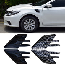 Load image into Gallery viewer, 2Pcs Car Styling 3D Shark Gill Car Side Fake Vent Sticker Car Exterior Air Intake Flow Side Fender Vent Wing Cover Trim Tuning