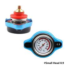 Load image into Gallery viewer, 0.9Bar 1.1Bar 1.3 Bar Thermost Radiator Cap Tank Cover Water Temperature Gauge Cover Racing Car Big or Small Head
