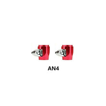 Load image into Gallery viewer, 2Pcs Hose Clamp AN4 AN6 AN8 AN10 Fuel Pipe Clip Oil Water Tube Hose Fittings Finisher Clamps Hex Finishers