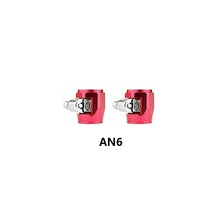 Load image into Gallery viewer, 2Pcs Hose Clamp AN4 AN6 AN8 AN10 Fuel Pipe Clip Oil Water Tube Hose Fittings Finisher Clamps Hex Finishers