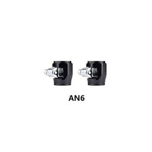 Load image into Gallery viewer, 2Pcs Hose Clamp AN4 AN6 AN8 AN10 Fuel Pipe Clip Oil Water Tube Hose Fittings Finisher Clamps Hex Finishers