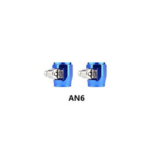 Load image into Gallery viewer, 2Pcs Hose Clamp AN4 AN6 AN8 AN10 Fuel Pipe Clip Oil Water Tube Hose Fittings Finisher Clamps Hex Finishers
