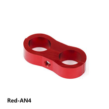 Load image into Gallery viewer, Universal Auto Part AN4 AN6 AN8 AN10 Billet Oil Fuel Water Hose Tube Seprator Divider Clamp Line Pipe Clamp Tubing Bracket Clamp