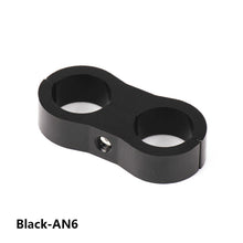 Load image into Gallery viewer, Universal Auto Part AN4 AN6 AN8 AN10 Billet Oil Fuel Water Hose Tube Seprator Divider Clamp Line Pipe Clamp Tubing Bracket Clamp