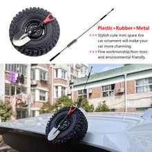 Load image into Gallery viewer, Car Decoration Small Spare Tire Trunk Mini Tire Car Exterior Car Off-road Decorative Car Spare Tire Tail Decor Car Accessories