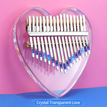 Load image into Gallery viewer, Kalimba Thumb Piano 17 Keys Portable Mbira Finger Piano Gifts for Kids and Adults Beginners Musical Instrument Present