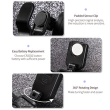 Load image into Gallery viewer, Universal Guitar Tuner Digital LCD Clip-on Equal Temperaments Bass Violin Ukuele Tuner Chromatic 360 Degree Rotatable Sensitive