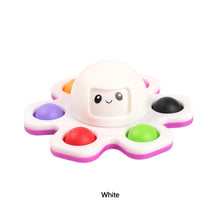 Load image into Gallery viewer, Pop It Stress Relief Silicone Interactive Flip Octopus Change Faces Spinner Push Pops Bubble Spinner Fidget Toys