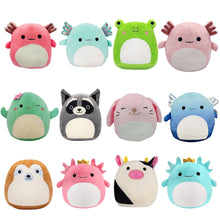 Load image into Gallery viewer, 20cm Stuffed Toys Axolotl Cow Sloth Teal Green Pink Plush Doll Soft Pillow For Kids Room Decoration