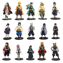 Load image into Gallery viewer, Demon Slayer Action Figures Miniatures Figurine Model Kimetsu No Yaiba Mini Tanjirou Nezuko Kyoujurou Giyuu Doll