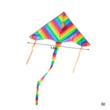 Load image into Gallery viewer, Colorful Rainbow Kite Long Tail Nylon Outdoor Kites Flying Toys For Children Kids Kite Surf