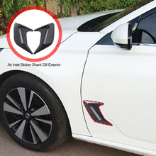 Load image into Gallery viewer, Pair Car Side Air Outlet Air Flow Simulation Mudguard Decoration Air Inlet Sticker Shark Gill Exterior