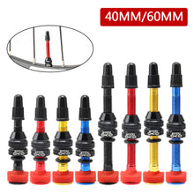 Load image into Gallery viewer, MTB Road Bicycle 40mm 60mm Tubeless Tire F/V Presta Valve Rim High Strength Aluminum Alloy Tire Core Valve