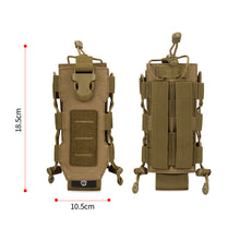 Load image into Gallery viewer, Portable Outdoor Tactical Molle Water Bottle Nylon Pouch 300ML-850ML Canteen Cover Holster Travel Kettle Bag With Molle System