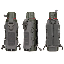 Load image into Gallery viewer, Portable Outdoor Tactical Molle Water Bottle Nylon Pouch 300ML-850ML Canteen Cover Holster Travel Kettle Bag With Molle System