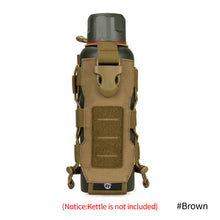 Load image into Gallery viewer, Portable Outdoor Tactical Molle Water Bottle Nylon Pouch 300ML-850ML Canteen Cover Holster Travel Kettle Bag With Molle System