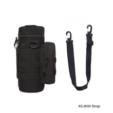 Load image into Gallery viewer, Tactical Molle Zipper Hunting Camo Water Bottle Pouches Mess Pouch Nylon Waterproof Waist Bag Outdoor Travel Sports Bottle Pouch