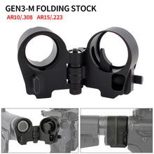 Load image into Gallery viewer, Armiyo Gen3-M ar 15 Tactical Folding Stock Adapter AR-15/AR-10 Aluminium Alloy Hunting Accessories