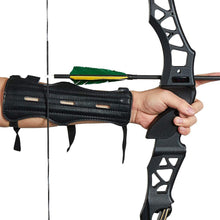 Load image into Gallery viewer, Adjustable Leather Archery Equipment Arm Guard Protection Forearm Bow Arrow Hunting Shooting Training Accessories Protector