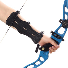 Load image into Gallery viewer, Adjustable Leather Archery Equipment Arm Guard Protection Forearm Bow Arrow Hunting Shooting Training Accessories Protector