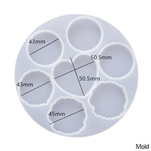 Load image into Gallery viewer, DIY Epoxy Phone Stand Silicone Mold Resin Heart Phone Holder Mould Irregular Marble Decor Resin Silica Mold