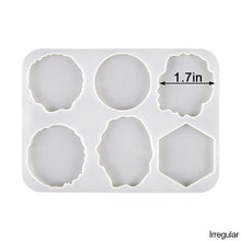 Load image into Gallery viewer, DIY Epoxy Phone Stand Decoration Silicone Mold Resin Cartoon Dog Paw Phone Holder Mould Irregular Marble Decor Resin Silica Mold