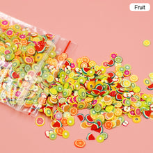 Load image into Gallery viewer, 1000pcs Polymer Clay Slices Epoxy Fillings DIY Resin Craft Nail Art Decoration Material Accessories Flower Cartoon Animal Filling