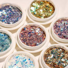 Load image into Gallery viewer, Epoxy Sequin Glitter Kit Iridescent Mermaid Sequin Kit Mix Gradient Laser Glitter Sequin Powder Iridescent Flakes