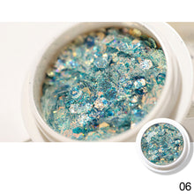 Load image into Gallery viewer, Epoxy Sequin Glitter Kit Iridescent Mermaid Sequin Kit Mix Gradient Laser Glitter Sequin Powder Iridescent Flakes