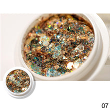 Load image into Gallery viewer, Epoxy Sequin Glitter Kit Iridescent Mermaid Sequin Kit Mix Gradient Laser Glitter Sequin Powder Iridescent Flakes