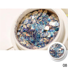 Load image into Gallery viewer, Epoxy Sequin Glitter Kit Iridescent Mermaid Sequin Kit Mix Gradient Laser Glitter Sequin Powder Iridescent Flakes