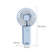 Load image into Gallery viewer, Portable USB Chargeable Mini Fan Handheld Fans with Base Summer Outdoor Portable Hand Hold Fan with Phone Holder
