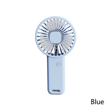 Load image into Gallery viewer, Portable USB Chargeable Mini Fan Handheld Fans with Base Summer Outdoor Portable Hand Hold Fan with Phone Holder
