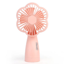 Load image into Gallery viewer, Portable USB Chargeable Mini Fan Handheld Fans with LED Light Summer Electric Fan Outdoor Indoor Desktop Fan