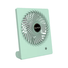 Load image into Gallery viewer, USB Chargeable Fan Mute Ultra Thin Desktop Mini Fan Portable Outdoor Indoor Electric Fan Offfice Fan School Students Fan