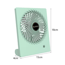 Load image into Gallery viewer, USB Chargeable Fan Mute Ultra Thin Desktop Mini Fan Portable Outdoor Indoor Electric Fan Offfice Fan School Students Fan