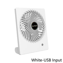 Load image into Gallery viewer, USB Chargeable Fan Mute Ultra Thin Desktop Mini Fan Portable Outdoor Indoor Electric Fan Offfice Fan School Students Fan