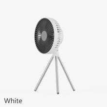 Load image into Gallery viewer, Multifunction Eletric Fan Appliance USB Chargeable Tripod Stand Desk Fan Outdoor Camping Ceiling Fan